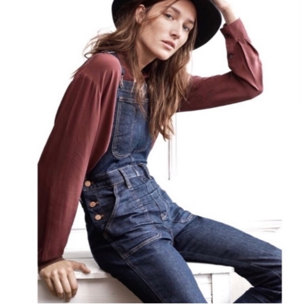 Madewell flea market flare overalls size M